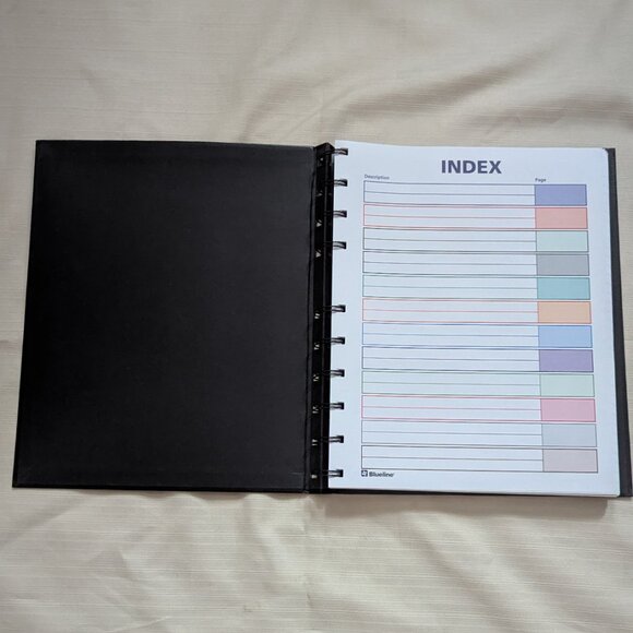 Blueline NotePro Professional Notebook 11x8.5-Inch 300 Pages Black (A10300.BLK) - Picture 3 of 6